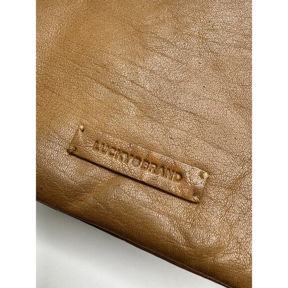 Lucky Brand Women's Brown Leather Crossbody Bag - Picture 3 of 16